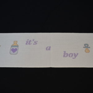 Embroidery baby band it a boy
