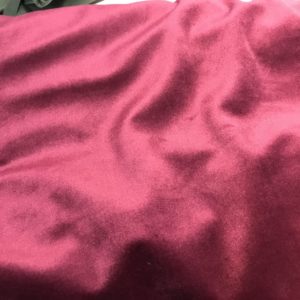 Velvet fabric (width 1.50cm) Βurgundy