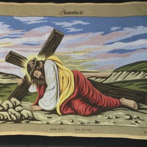 Stamped frame Christ 60 x 85