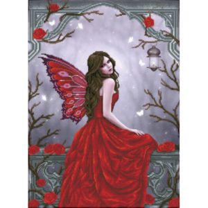 Ψηφιδωτός πίνακας Κοπέλα Πεταλούδα 52 x 68cm