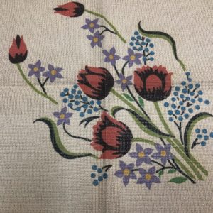 Towel - Embroidery pillow "Tulips" Regina