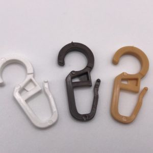 Curtain hooks for curtain rods 50pcs