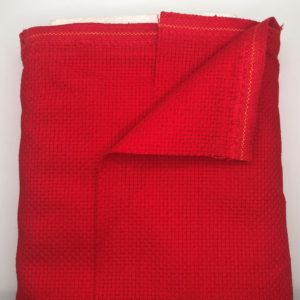 Embroidery etamine type AIDA 1,5m width "Red"