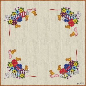 Stamped frame for cross stitch embroidery "Easter 1"